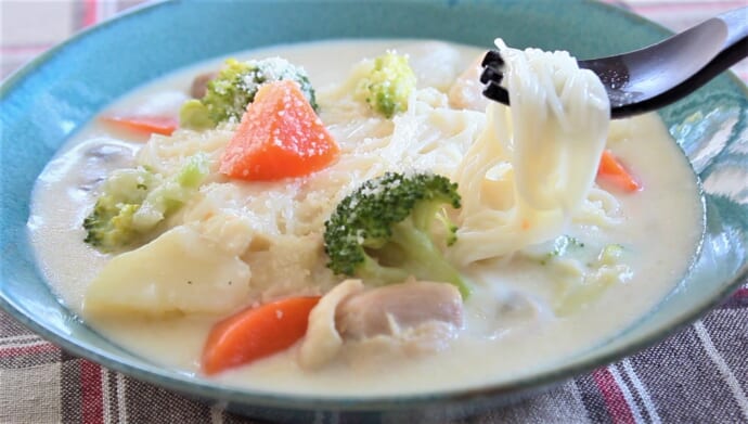 クリームシチューそうめん