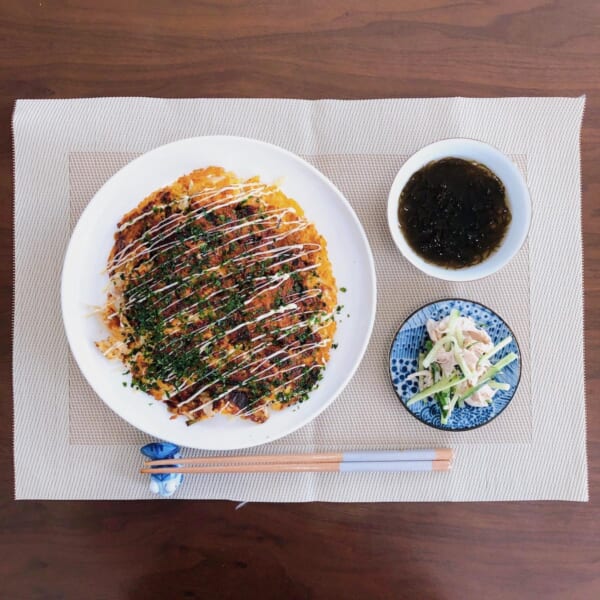 豆腐のお好み焼き