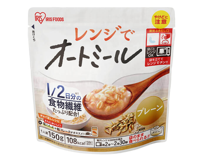 レンジでオートミール