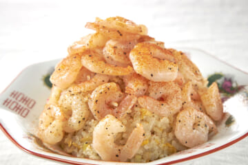 プリプリ海老焼き飯